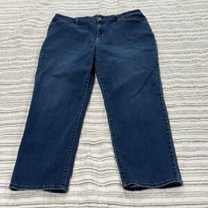 Women’s Chicos perfect stretch girlfriend slim leg ankle size 14/2.5